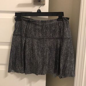 black and white lululemon skirt